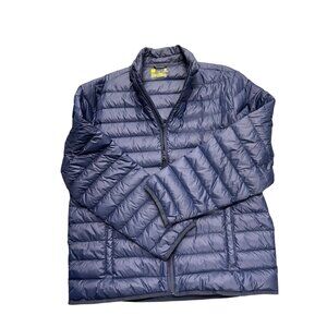 XERSION PUFFER KECKET BLUE MESN SIZE LARGE FULL ZIP.